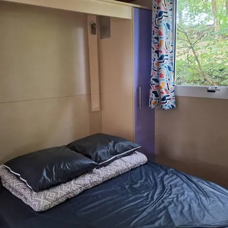 Mobil-home Avec Terrasse - 2 Pers. - Api-1-52-2914 캠프장